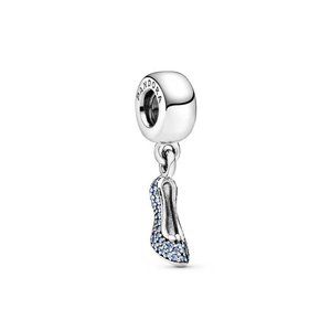 DISNEY PANDORA CINDERELLA DAZZLING SLIPPER CHARM IN STERLING SILVER